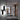 X Shape Wall Light Black - 10 Watt